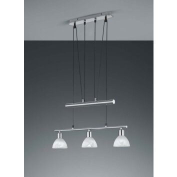 Trio LEVISTO Pendelbelysning LED Nickel matt, 3-ljuskällor