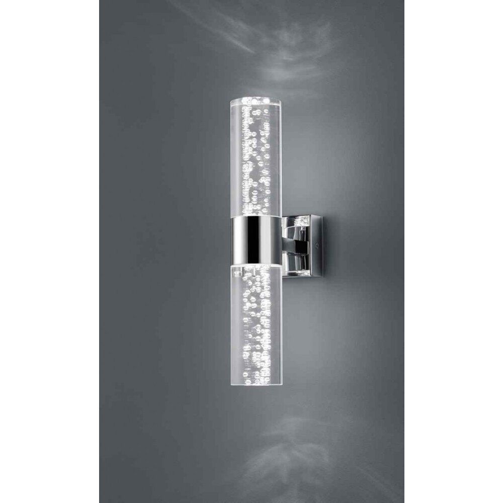 Trio BOLSA Vägglampa LED Krom, 2-ljuskällor main product photo