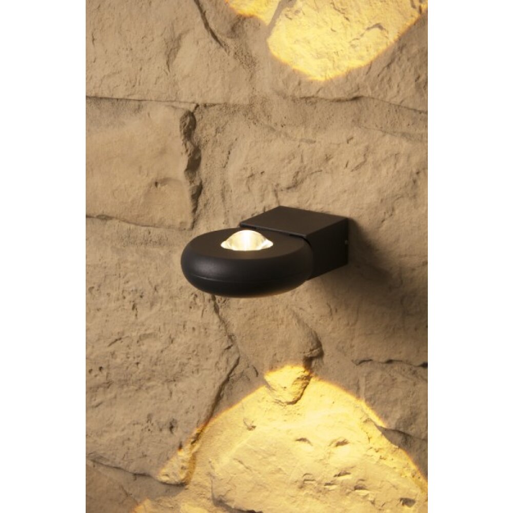 Trio Lampor TIGRIS Vägglampa LED Svart, 2-ljuskällor main product photo