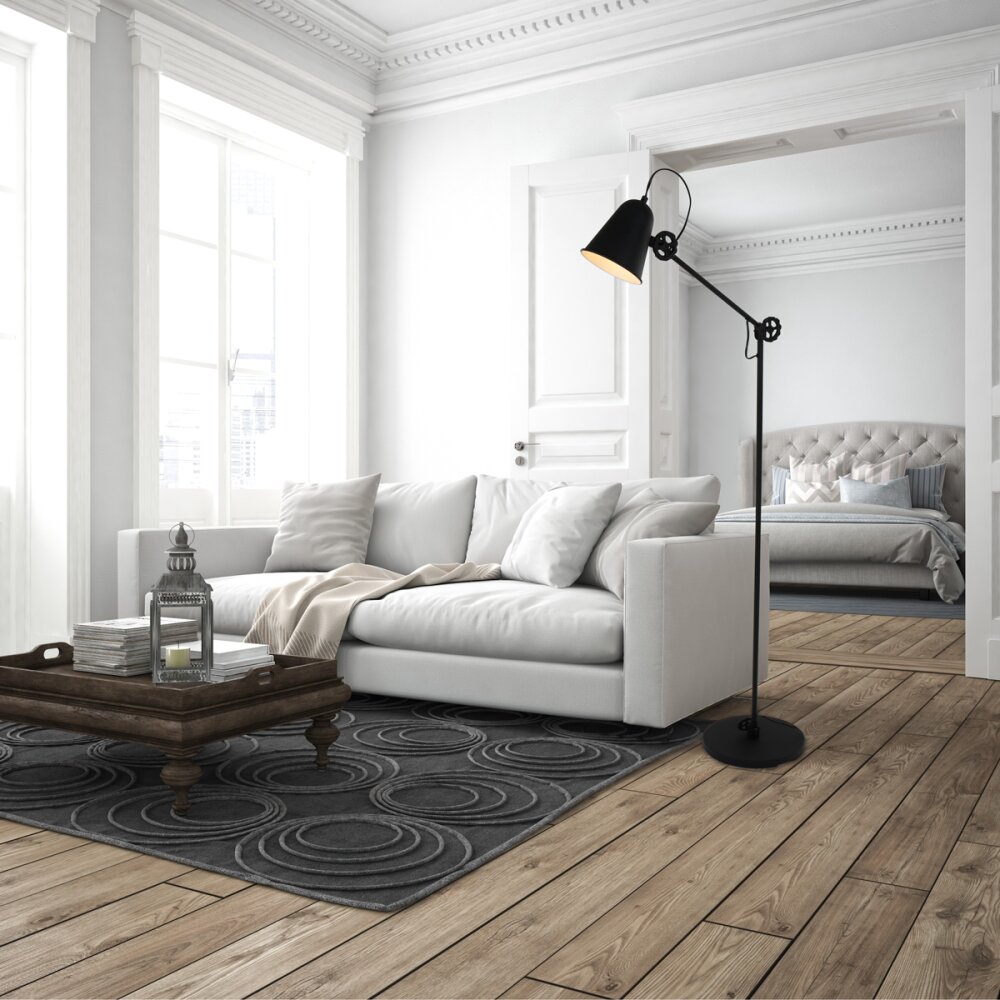 Steinhauer ANNE Golvlampa, Golvlampa Svart, 1-ljuskällor main product photo