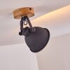 Svanfolk Taklampa, Takstrålkastare Trä ljus, 1-ljuskällor