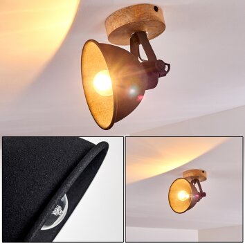 Svanfolk Taklampa, Takstrålkastare Trä ljus, 1-ljuskällor