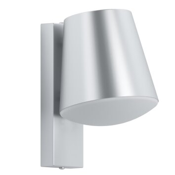 Eglo CALDIERO vägglampa utomhus, Vägglampa LED Färg i rostfritt stål, 1-ljuskällor