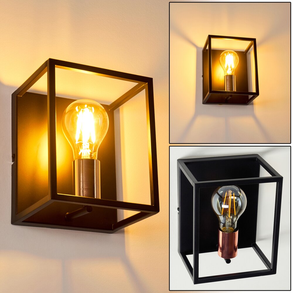 Yuhigaoka Vägglampa Kopparfärg, Svart, 1-ljuskällor main product photo