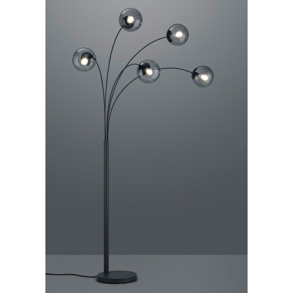 Trio Lampor Balini Golvlampa LED Antracit, 5-ljuskällor main product photo