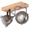 Brilliant Wood Taklampa, Takstrålkastare Färg i rostfritt stål, 2-ljuskällor