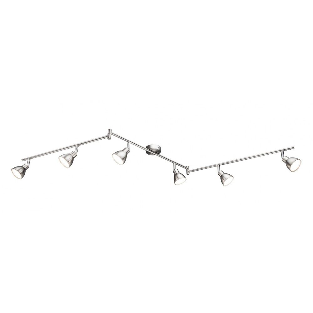 Wofi Lampor LESTER Taklampa, Takstrålkastare LED Nickel matt, 6-ljuskällor main product photo