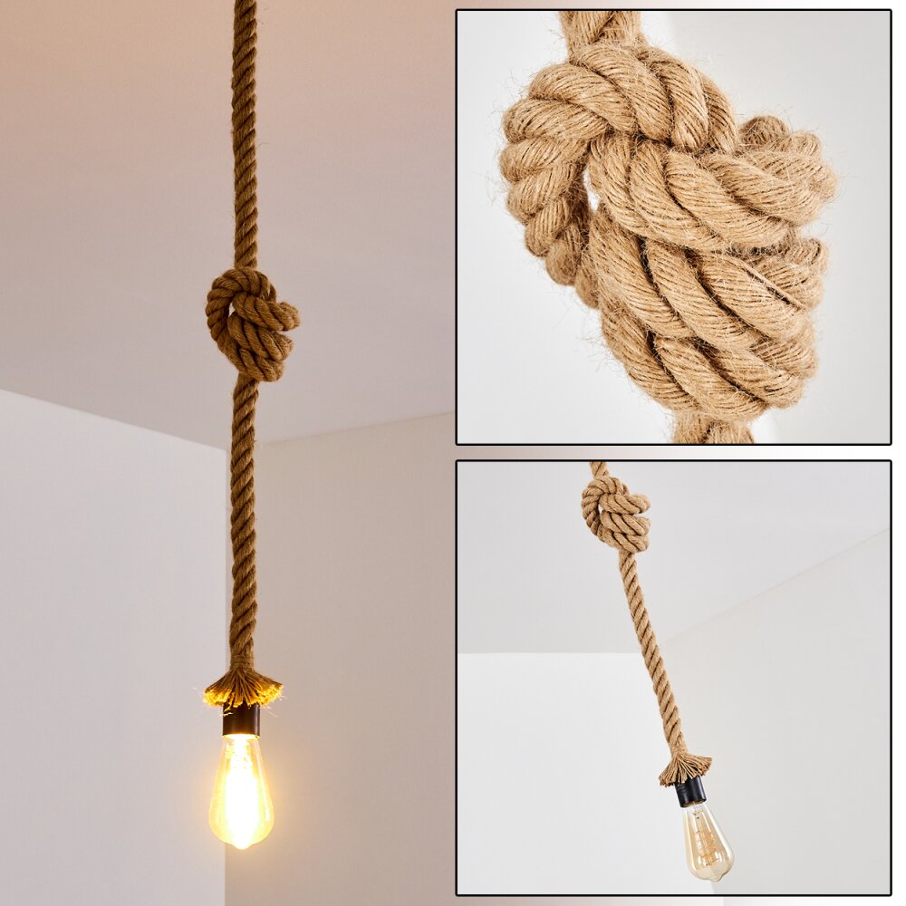 Etowah Pendelbelysning Brun, Svart, 1-ljuskällor main product photo