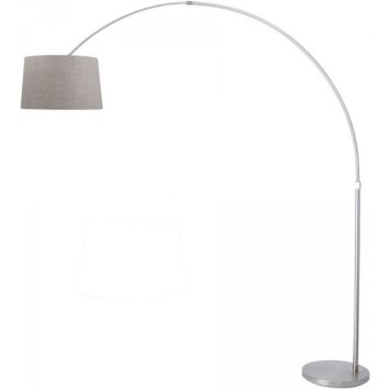 Steinhauer GRAMINEUS Golvlampa, Läslampa, Båglampor Färg i rostfritt stål, 1-ljuskällor