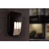 Lutec Lampor MASK vägglampa utomhus, Vägglampa LED Antracit, 4-ljuskällor