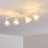 Holbol Taklampa, Takstrålkastare Vit, 4-ljuskällor