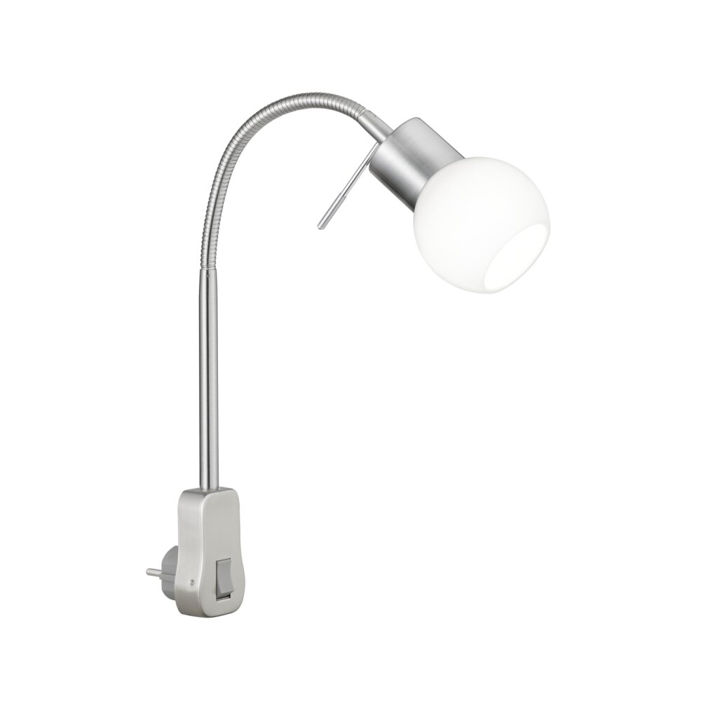 Trio Lampor FRED Väggspotlight LED Nickel matt, 1-ljuskällor main product photo
