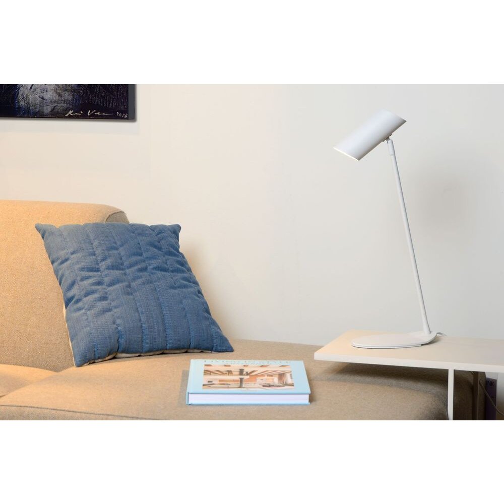Lucide HESTER Skrivbordslampa Vit, 1-ljuskällor main product photo