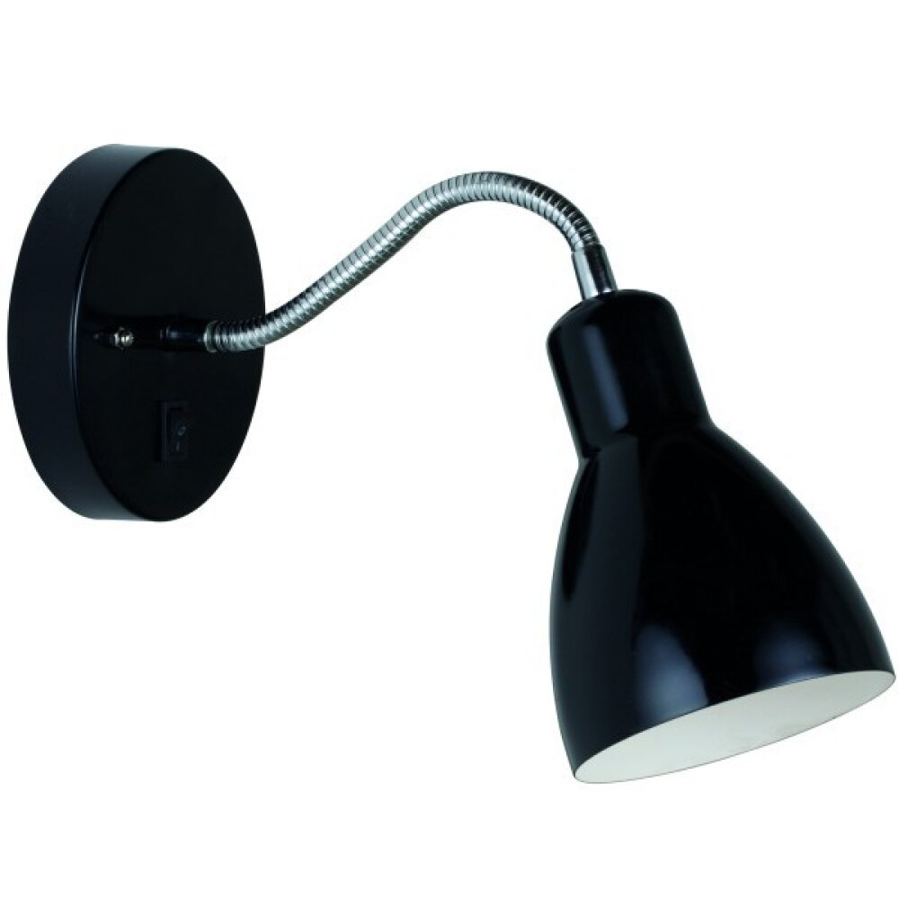 Nordlux CYCLONE Vägglampa Svart, 1-ljuskällor main product photo