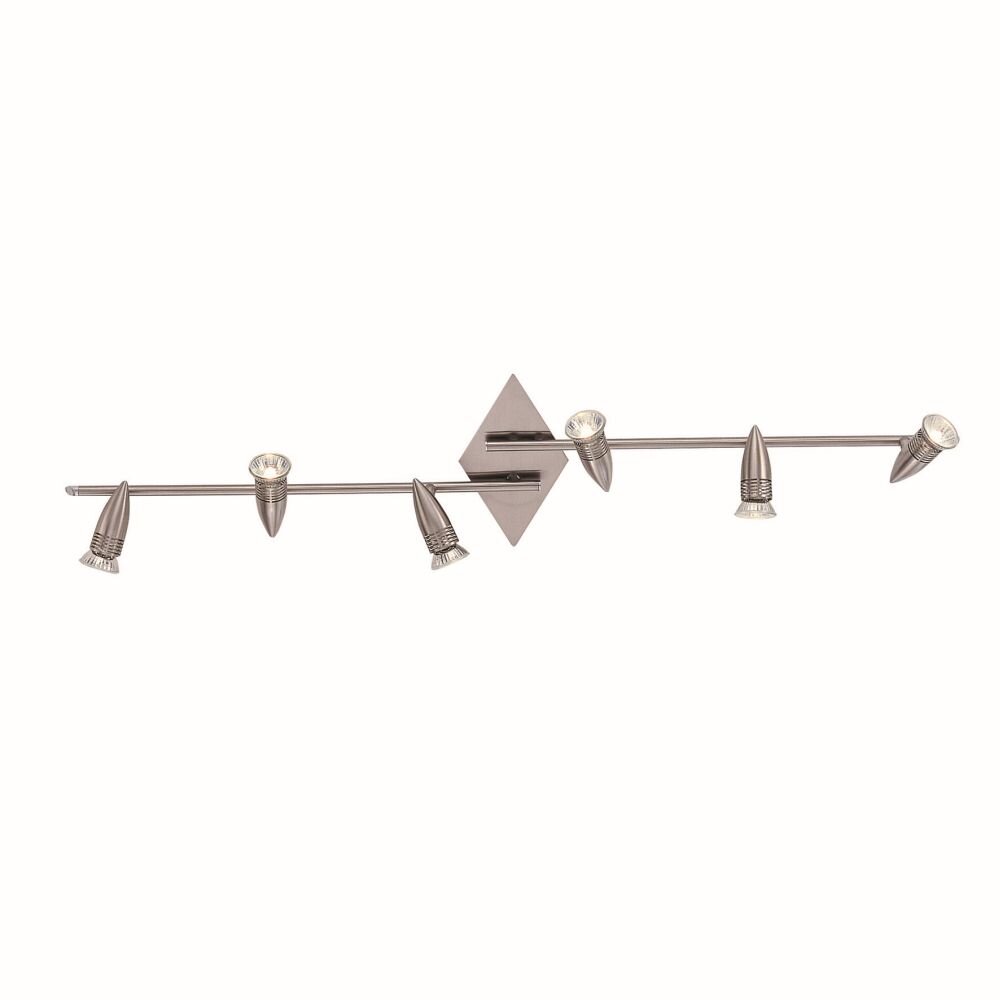 Ideallux ALFA Taklampa Nickel matt, 6-ljuskällor main product photo