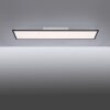 Leuchten Direkt FLAT Taklampa, Panel LED Svart, 1-ljuskällor, Fjärrkontroll