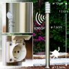 Tunes Golvlampa, gångvägslampa Färg i rostfritt stål, 1-ljuskällor, Rörelsedetektor