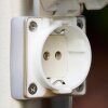 Tunes Golvlampa, gångvägslampa Färg i rostfritt stål, 1-ljuskällor, Rörelsedetektor