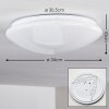 Brighton Taklampa LED Vit, 1-ljuskällor, Fjärrkontroll, Färgväxlare