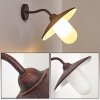 Surnu vägglampa utomhus, Vägglampa Brun, Rostfärger, 1-ljuskällor