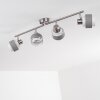 Lotorp Taklampa, Takstrålkastare Nickel matt, 4-ljuskällor
