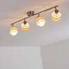 Lotorp Taklampa, Takstrålkastare Nickel matt, 4-ljuskällor
