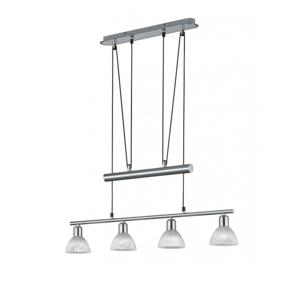 Trio LEVISTO Pendelbelysning LED Nickel matt, 4-ljuskällor main product photo