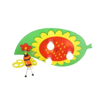 Elobra Barnbelysning HUMMEL Taklampa färgglada, 4-ljuskällor