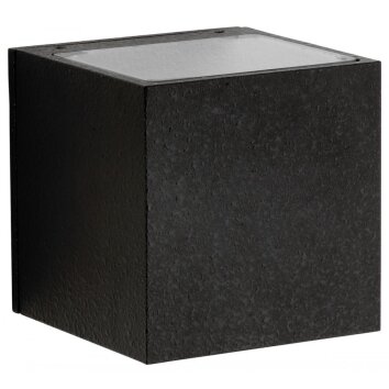 Albert Lampor 2372 Utomhusbelysning, vägglampa utomhus LED Svart, 2-ljuskällor