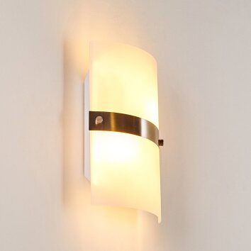 Sibo Up & Down Lampa, Vägglampa Färg i rostfritt stål, 2-ljuskällor
