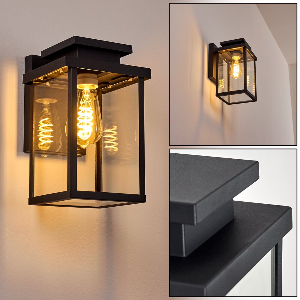 Tieva vägglampa utomhus Svart, 1-ljuskällor main product photo