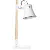 Brilliant Lampor Plow Bordslampa Trä ljus, Vit, 1-ljuskällor