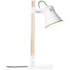 Brilliant Lampor Plow Bordslampa Trä ljus, Vit, 1-ljuskällor