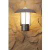 Konstsmide Lampor HEIMDAL vägglampa utomhus, Vägglampa Färg i rostfritt stål, Silver, 1-ljuskällor