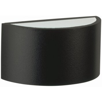 Albert Lampor 6147 Utomhusbelysning, vägglampa utomhus Svart, 1-ljuskällor