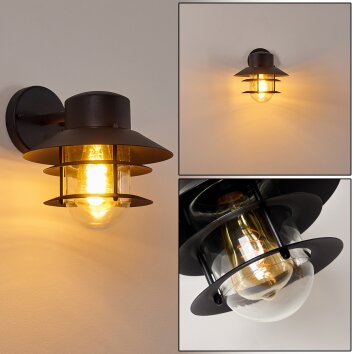 Accra Vägglampa Svart, 1-ljuskällor