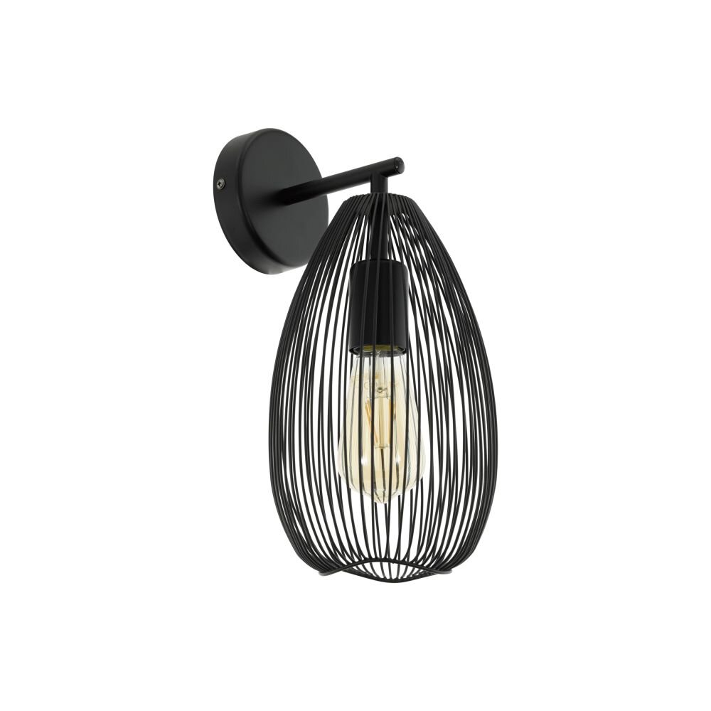 Eglo CLEVEDON Vägglampa Svart, 1-ljuskällor main product photo