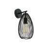 Eglo CLEVEDON Vägglampa Svart, 1-ljuskällor