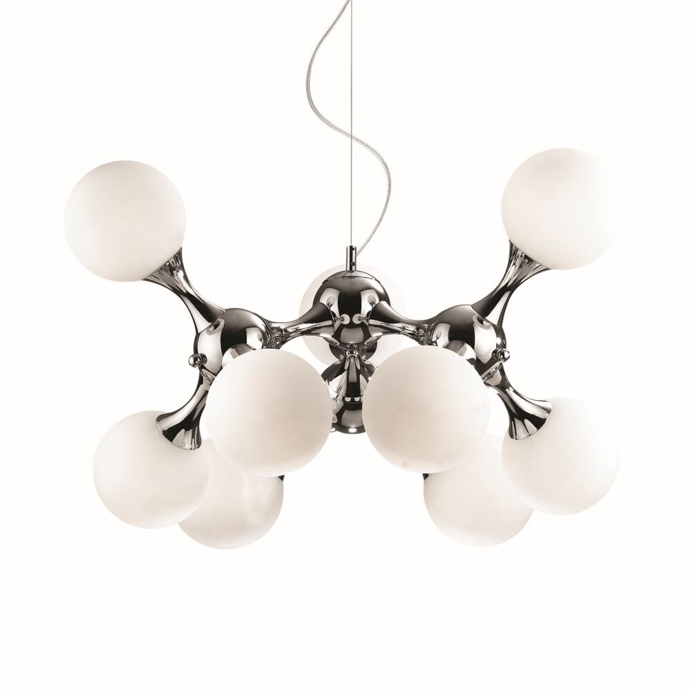Ideallux NODI Pendelbelysning Krom, 9-ljuskällor main product photo