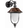 LCD Rendsburg vägglampa utomhus, Vägglampa Kopparfärg, Svart, 1-ljuskällor