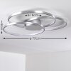 Skanes Taklampa LED Nickel matt, 1-ljuskällor