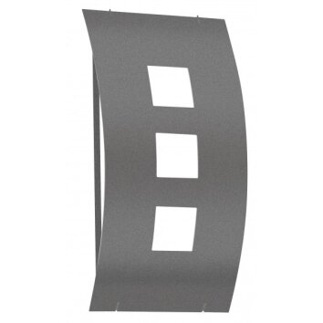 CMD Toma vägglampa utomhus, Vägglampa Antracit, 1-ljuskällor