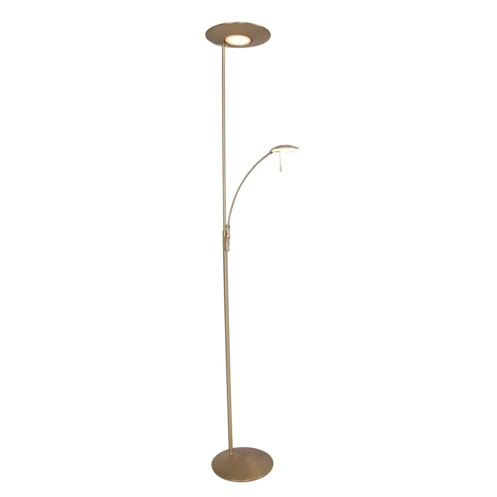Steinhauer Zenith Golvlampa, strålkastare LED Mässing, 2-ljuskällor main product photo