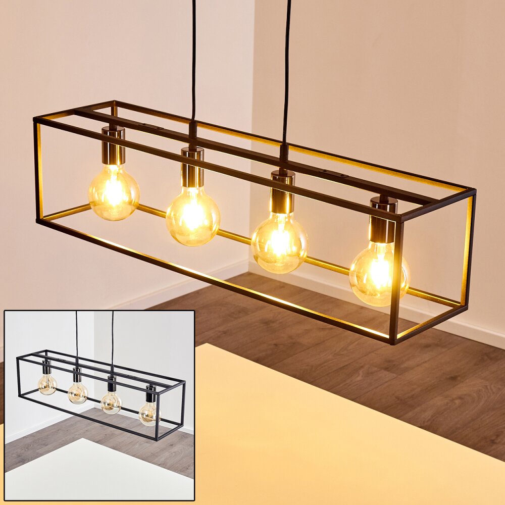 Flambeau Pendelbelysning Svart, 4-ljuskällor main product photo