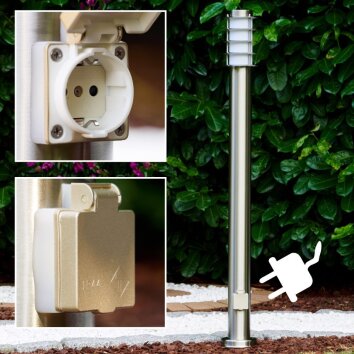 Tunes Golvlampa, gångvägslampa Färg i rostfritt stål, 1-ljuskällor