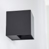 Fauderup vägglampa utomhus, Vägglampa LED Antracit, 2-ljuskällor
