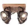 Brilliant Lampor Wood Taklampa, Takstrålkastare Färg i rostfritt stål, 4-ljuskällor
