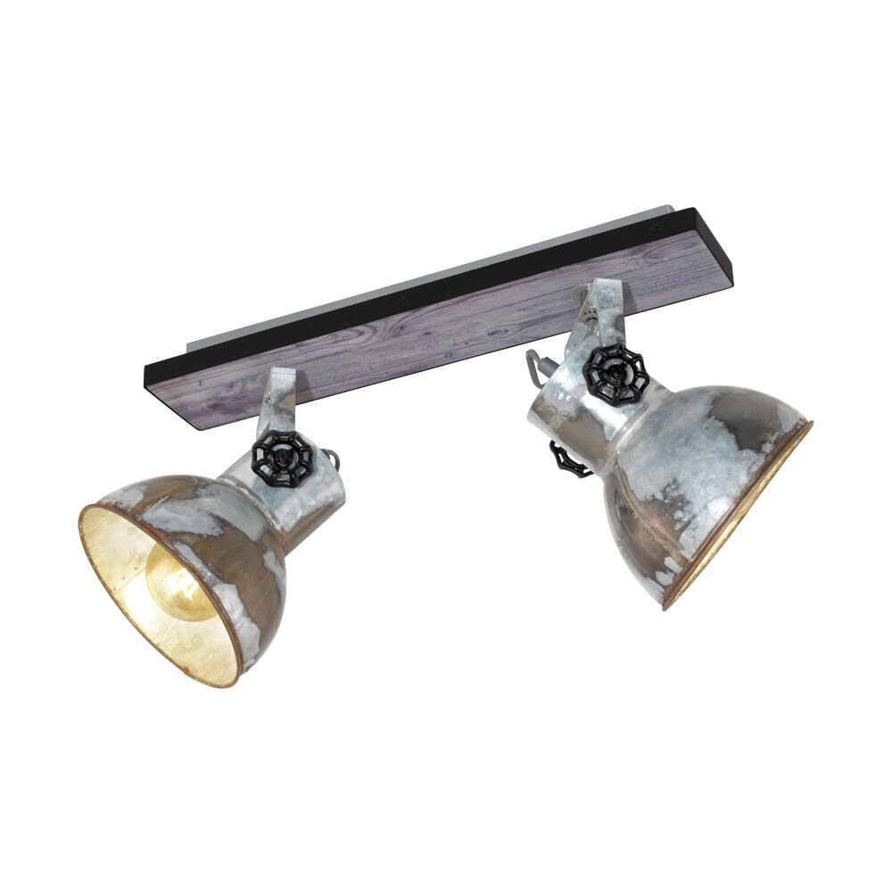 Eglo Lampor BARNSTAPLE Taklampa, Takstrålkastare Brun, 2-ljuskällor main product photo