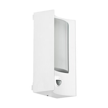 Eglo Lampor CASILDA vägglampa utomhus, Vägglampa LED Vit, 1-ljuskällor, Rörelsedetektor