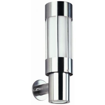 Albert Lampor 243 Utomhusbelysning, vägglampa utomhus Rostfritt stål, 2-ljuskällor